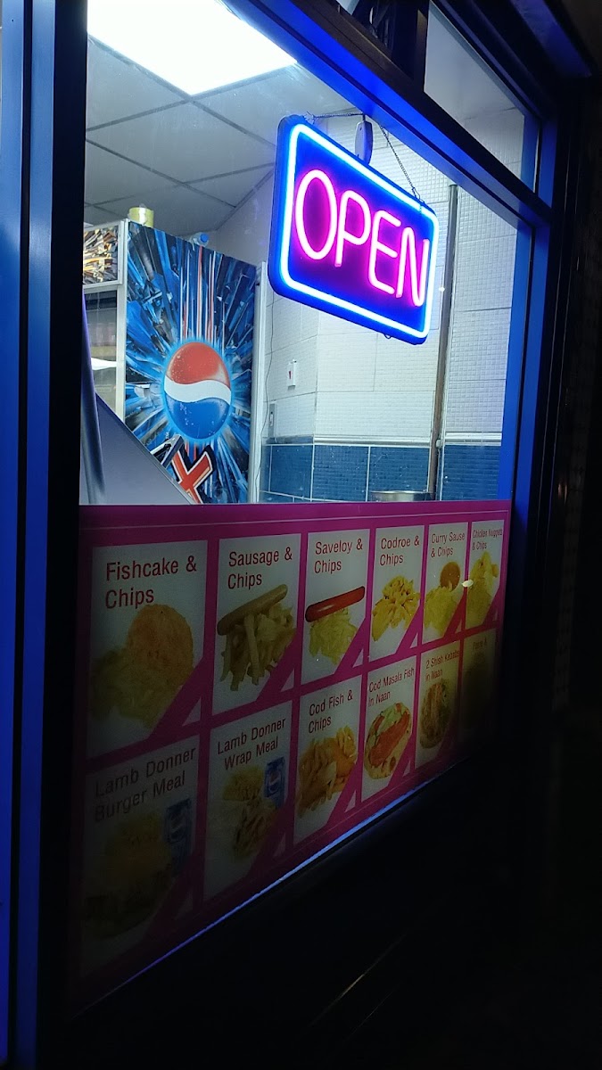 Classic Fish Bar Menu - Image 1
